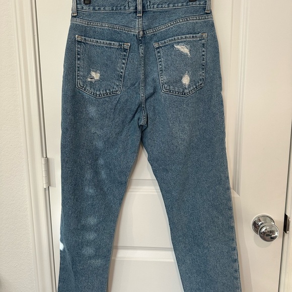 Forever 21 Boyfriend Distressed Buttonfly Jean - Picture 3 of 4